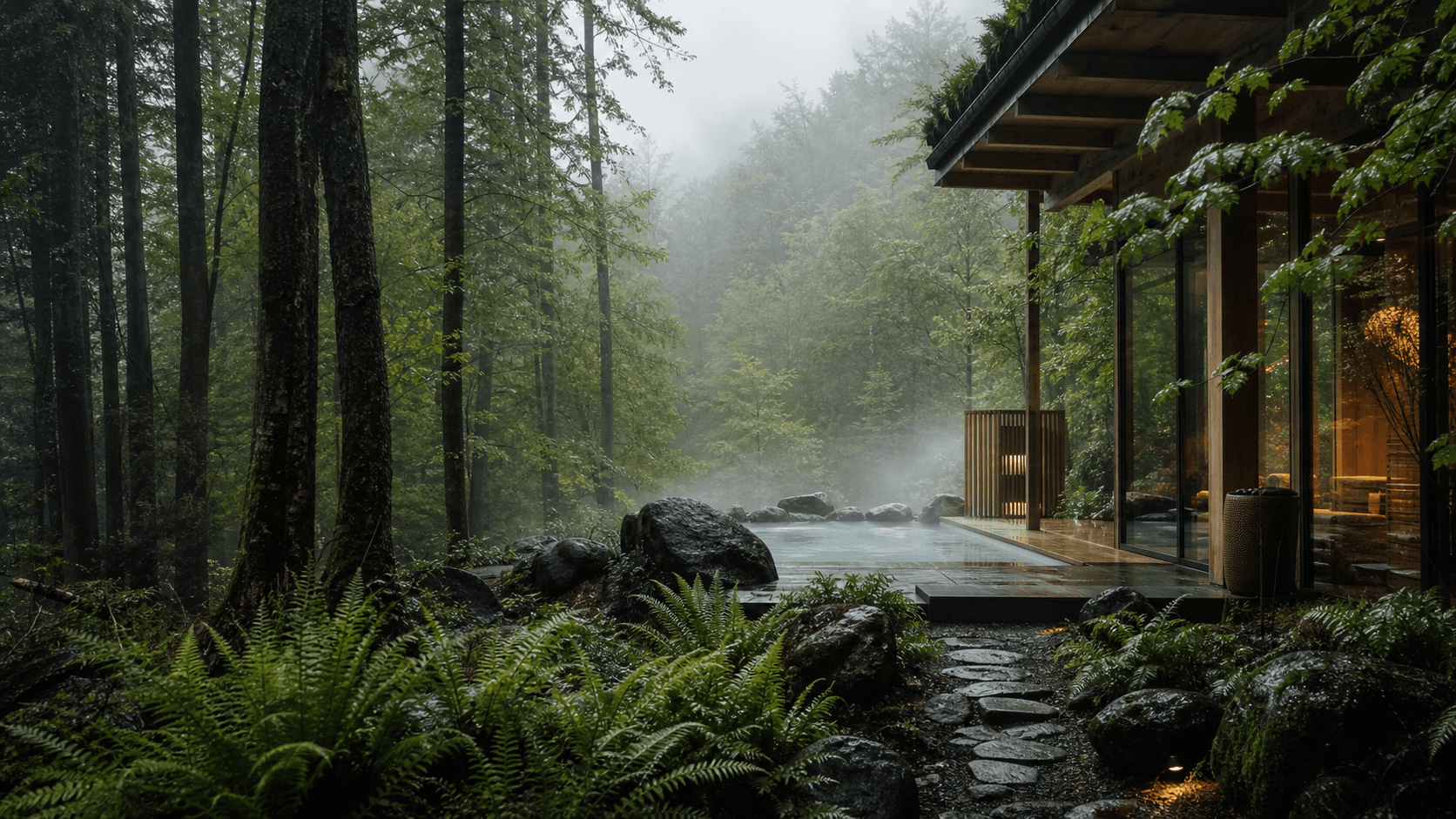 Camp Cielo nascosto nel bosco e aperto alla natura